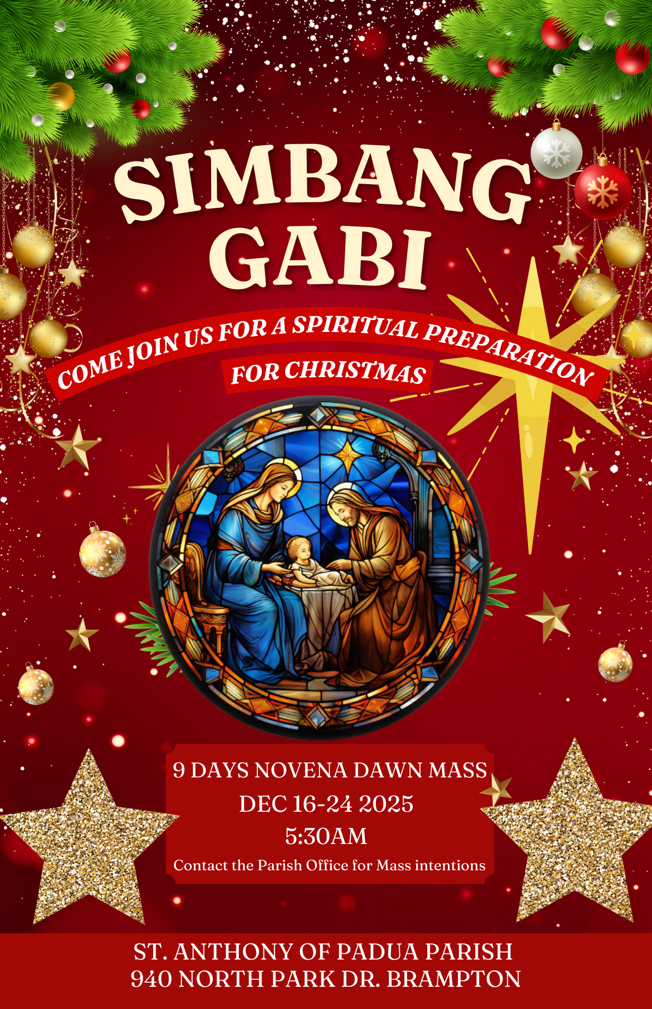 Simbang Gabi Poster 2025