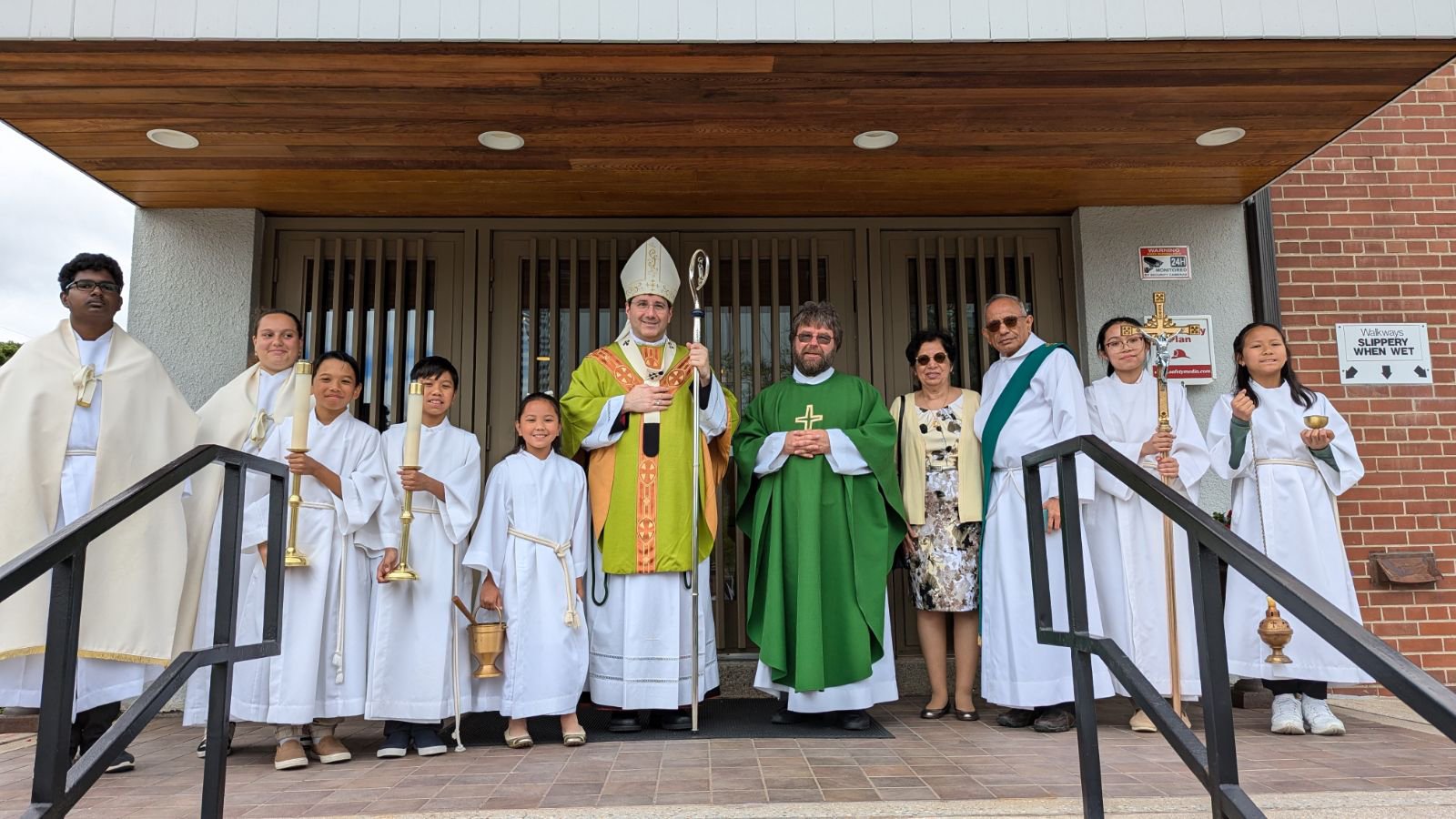 Archbishop Leo Blesses Restored Cemetery at St. John the Evangelist in Weston