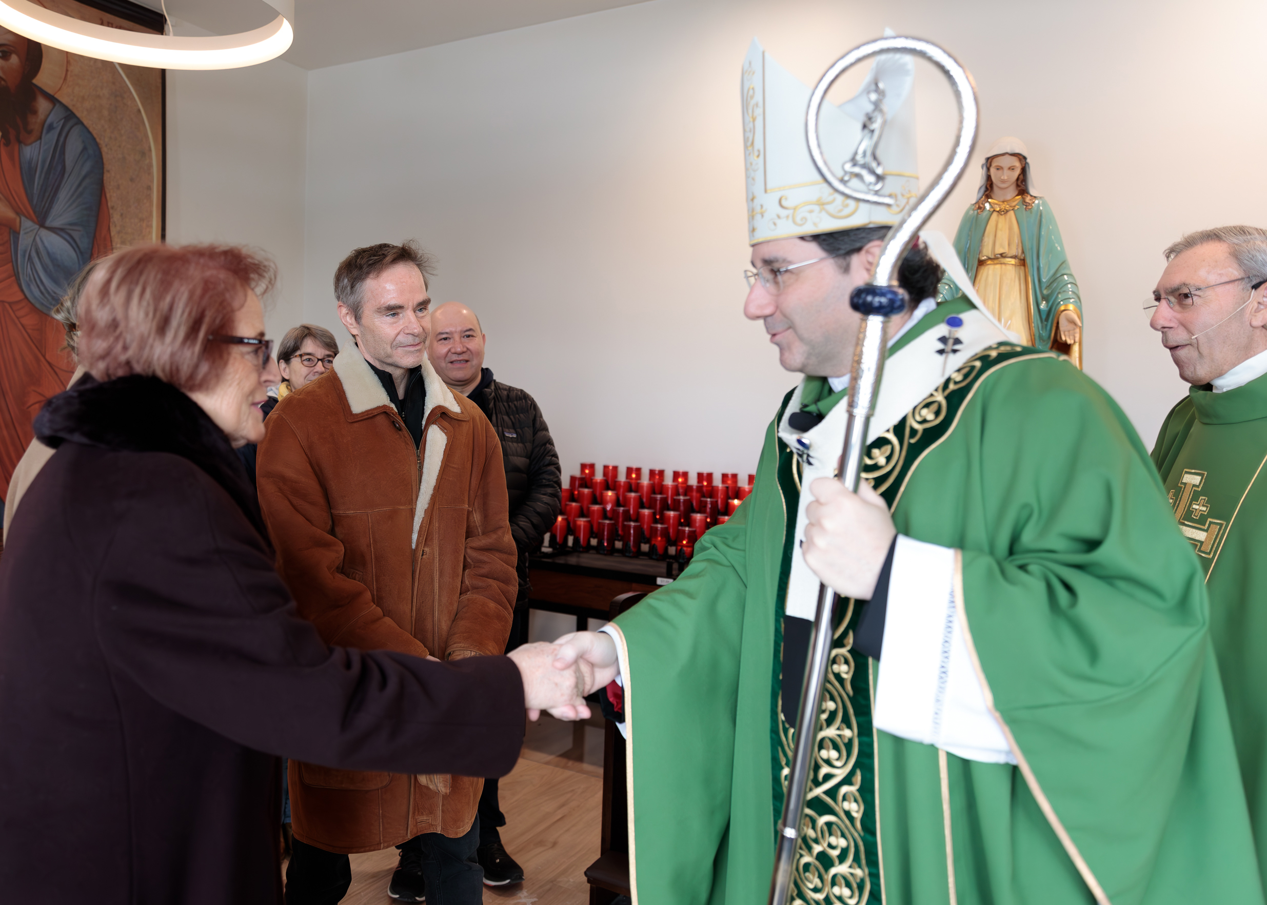 Archbishop Leo Visits Our Lady of Grace Parish