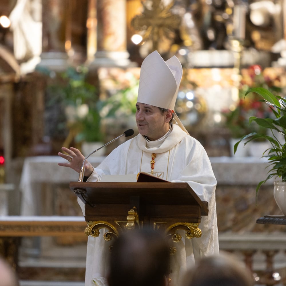 Frank Cardinal Leo at Santa Maria in Traspontina