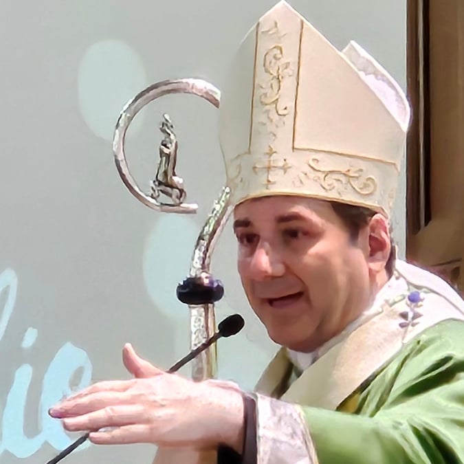 Archbishop Leo Visits Sacre-Coeur Parish