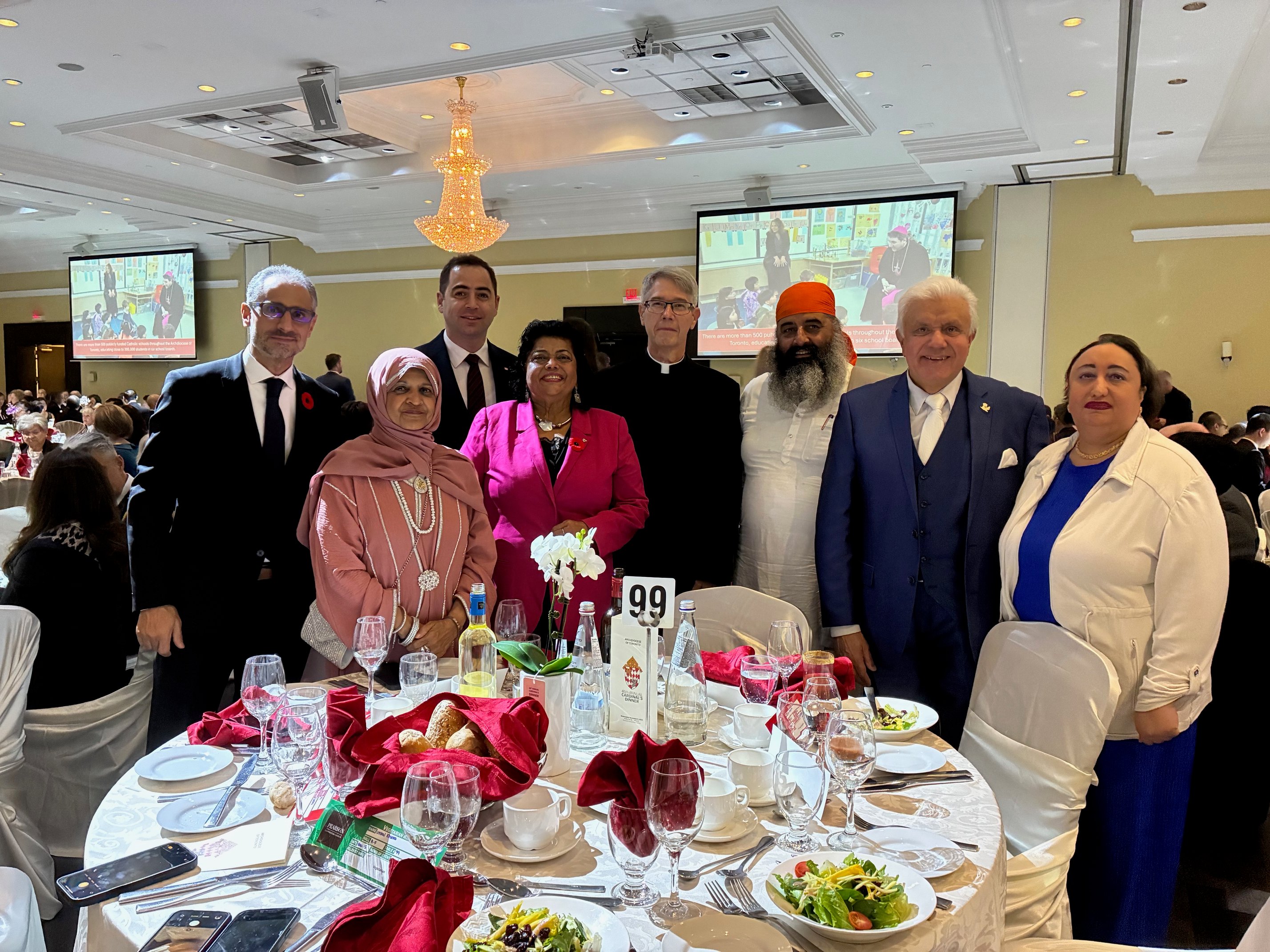 Cardinal's Dinner 2025 Interfaith-table