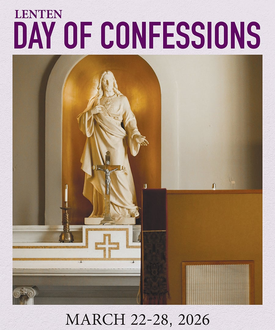 Poster - Day of Confessions for Lent - March 22 to 28, 2026