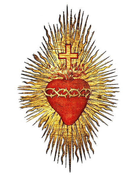 Graphic of the Sacred Heart of Jesus